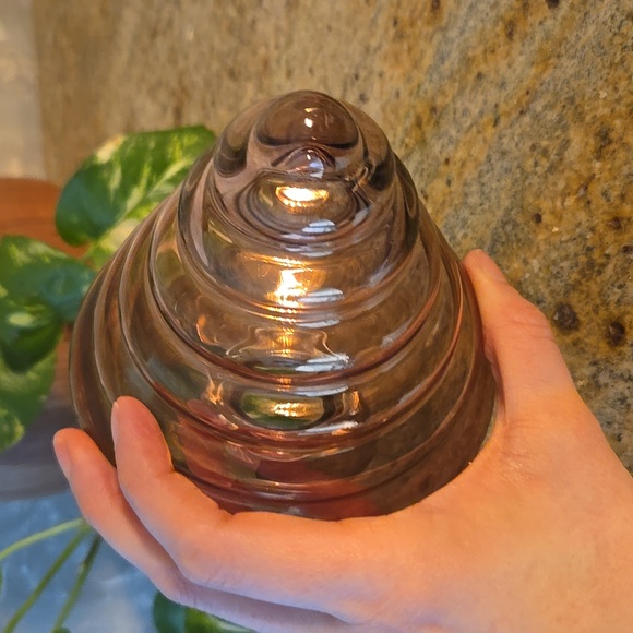 Bombay luster orchid vase art glass - Picture 2 of 6